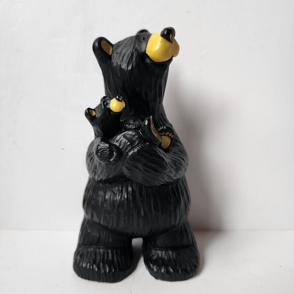 Bear Foots "Sher Bear" Limited Edition #0100/11922 Jeff Fleming 8” Figure Black - Picture 2 of 8